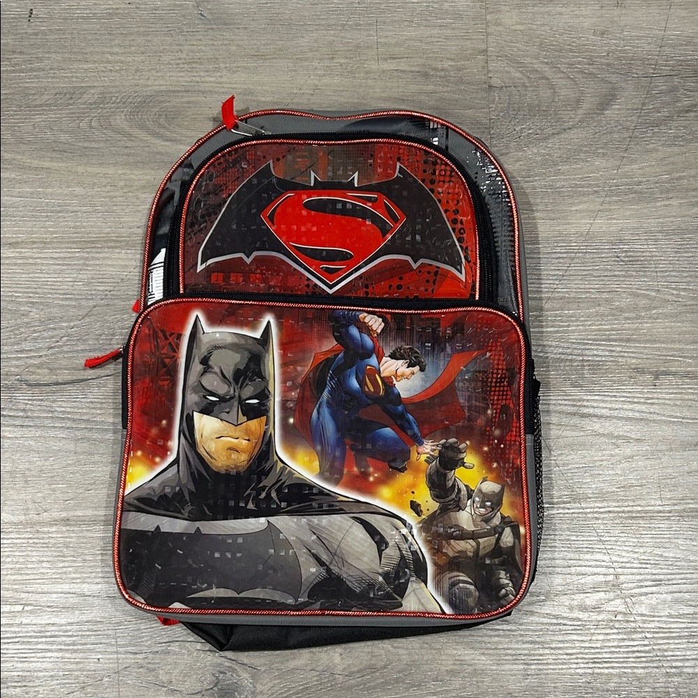 Batman and Superman Backpack